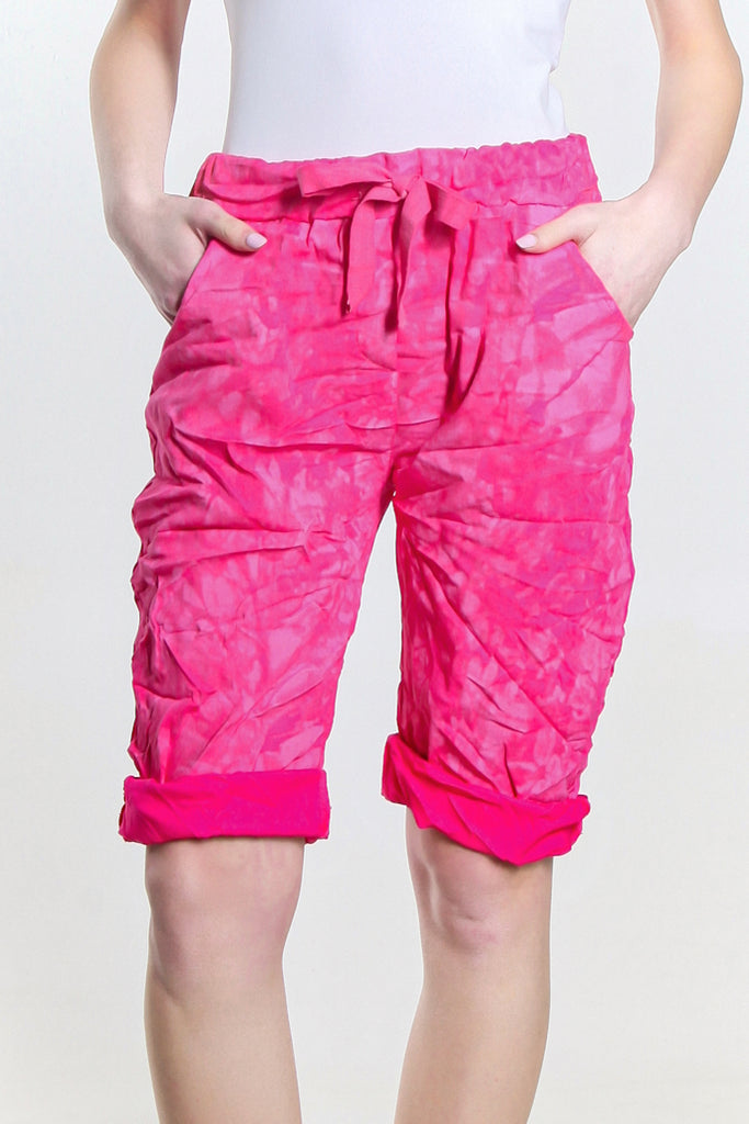 PS106T-672 Fuchsia Tonal Splotch Della Short