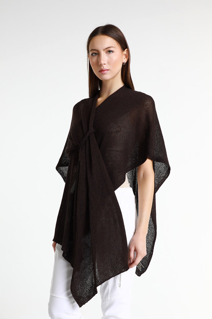 W108 202 Espresso Aliya Multi Way Cotton Wrap