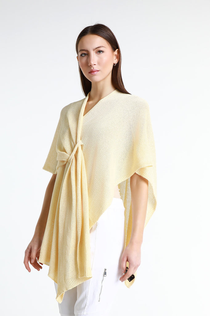 W108 741 ButterMilk Aliya Multi Way Cotton Wrap