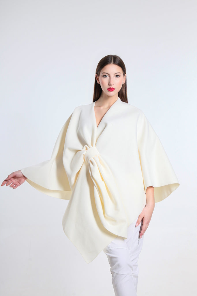 W301-105 Cream Zoey Structured Wrap