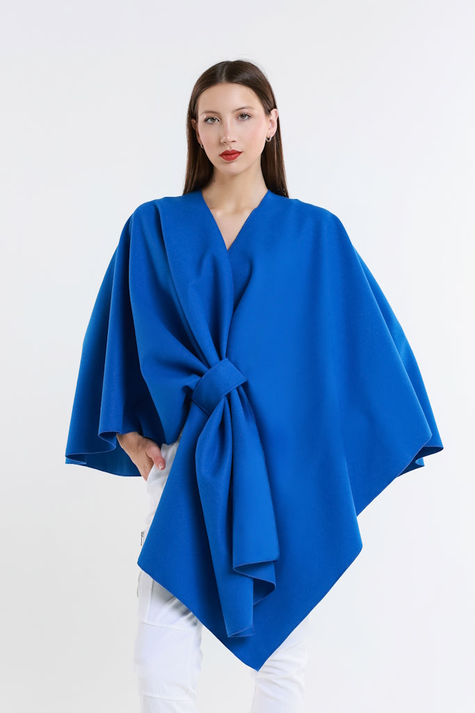 W301-407 Royal Blue Zoey Structured Wrap