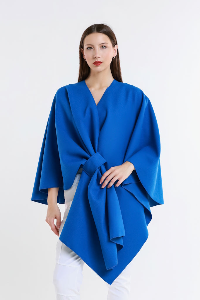 W301-407 Royal Blue Zoey Structured Wrap