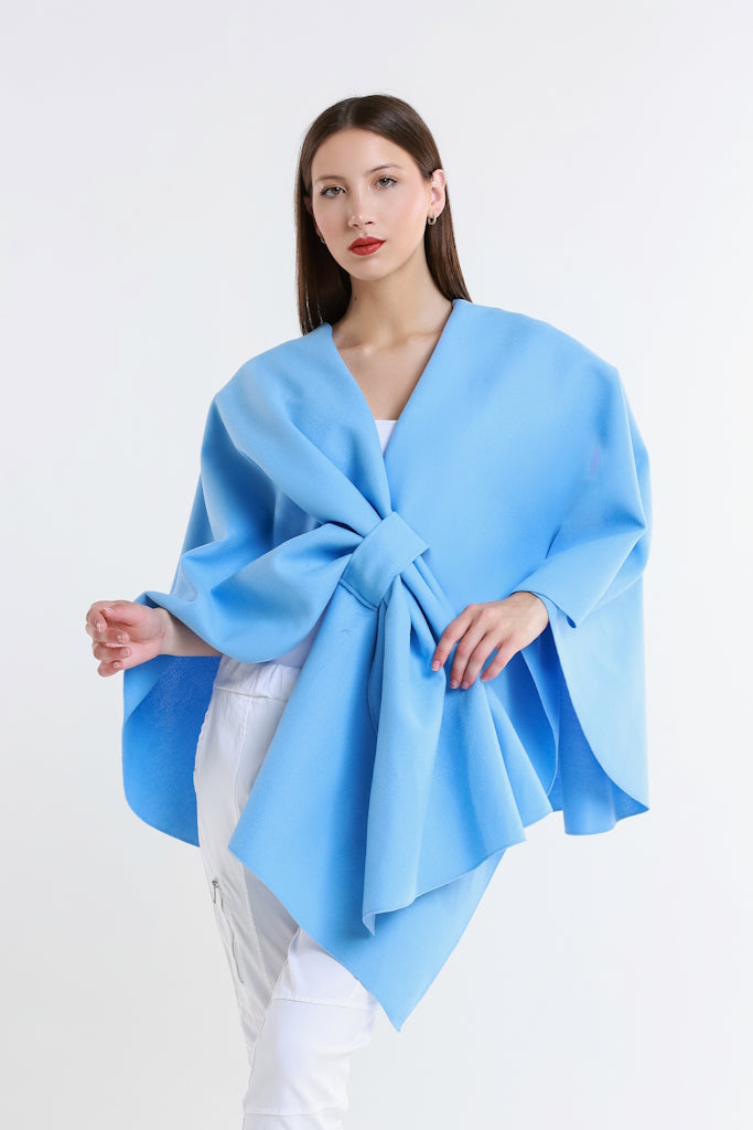 W301-430 Sky Blue Zoey Structured Wrap