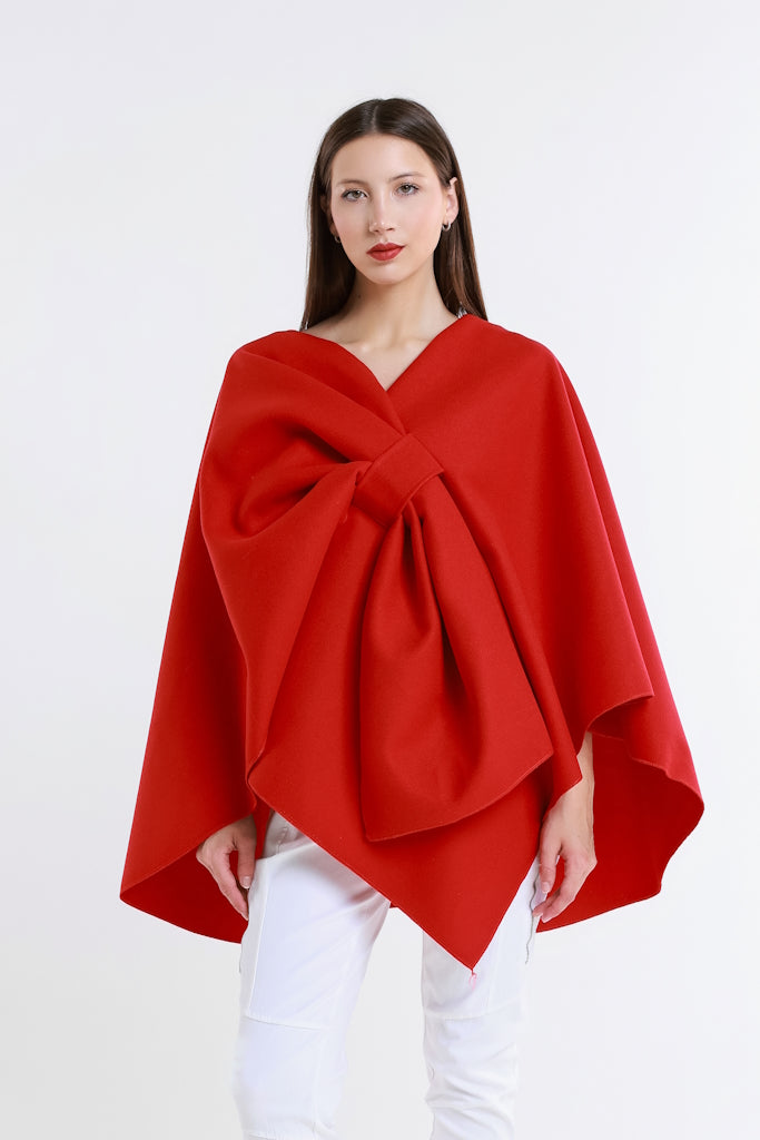 W301-600 Red Zoey Structured Wrap