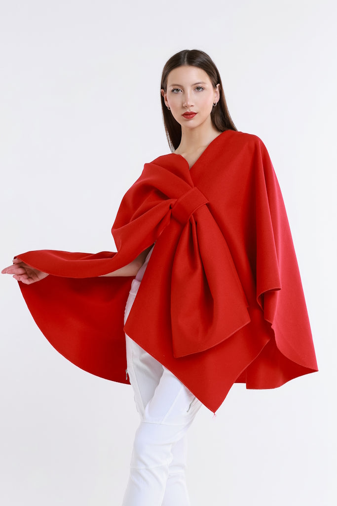 W301-600 Red Zoey Structured Wrap