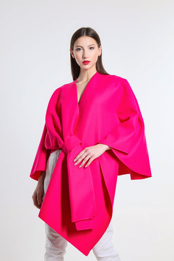 W301-672 Fuchsia Zoey Structured Wrap