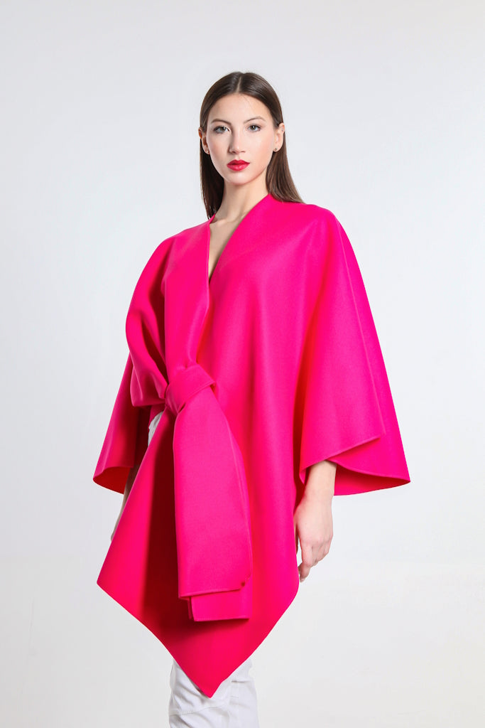 W301-672 Fuchsia Zoey Structured Wrap