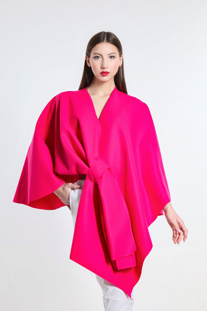 W301-672 Fuchsia Zoey Structured Wrap