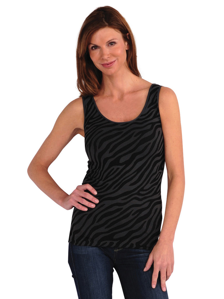 305ST-413 Gray/Black Sorbtek Zebra Tank