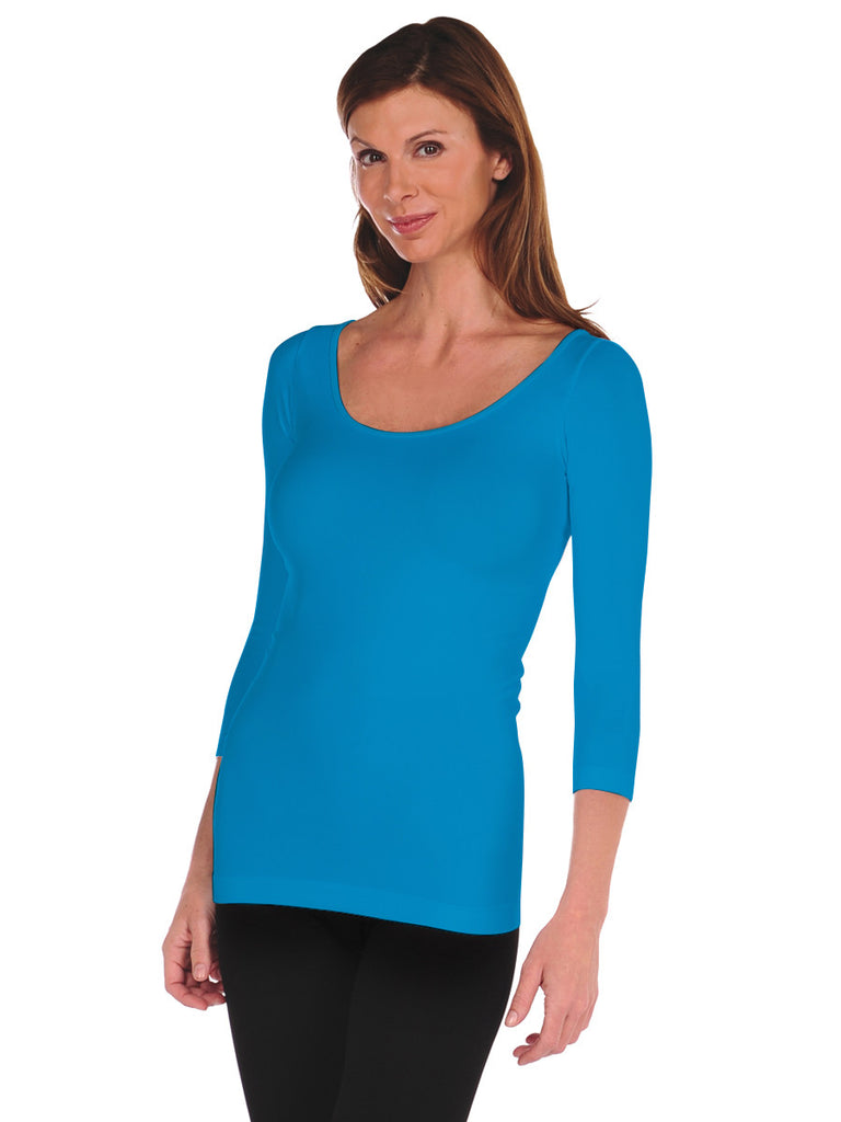 500Q-132 Turq 3/4 Sleeve