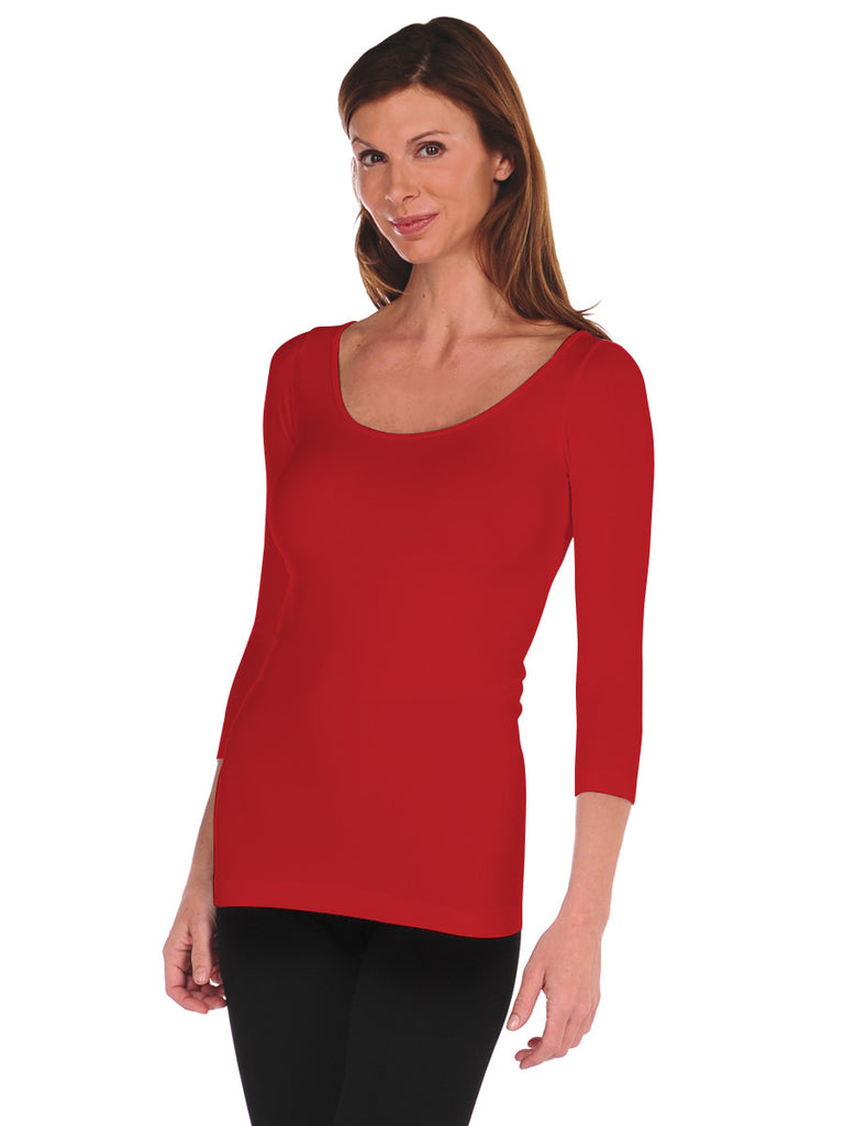 500Q-152 Poppy 3/4 Sleeve