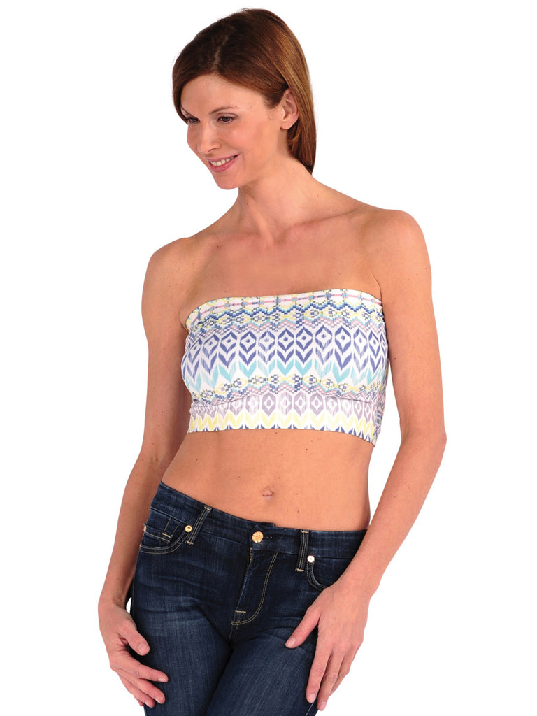 49B-326 Ink/Kiwi Maya Pattern Bandeau