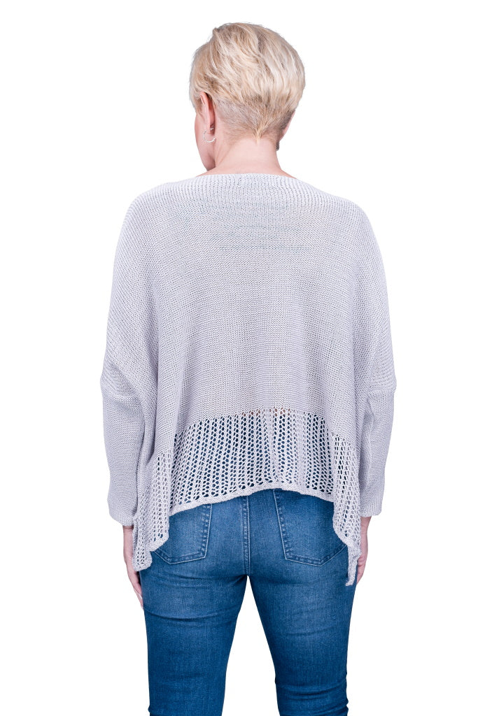 BQ905-150 Pearl Amani Crop Sweater