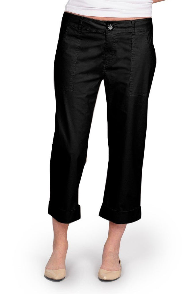 CSPAN04-001 Black Bonnie Crop Pant