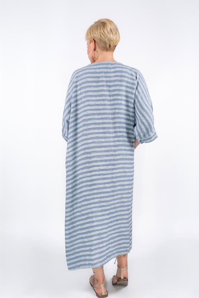 DSS119-427 Jeans Kasia Cabana Stripe Linen Dress