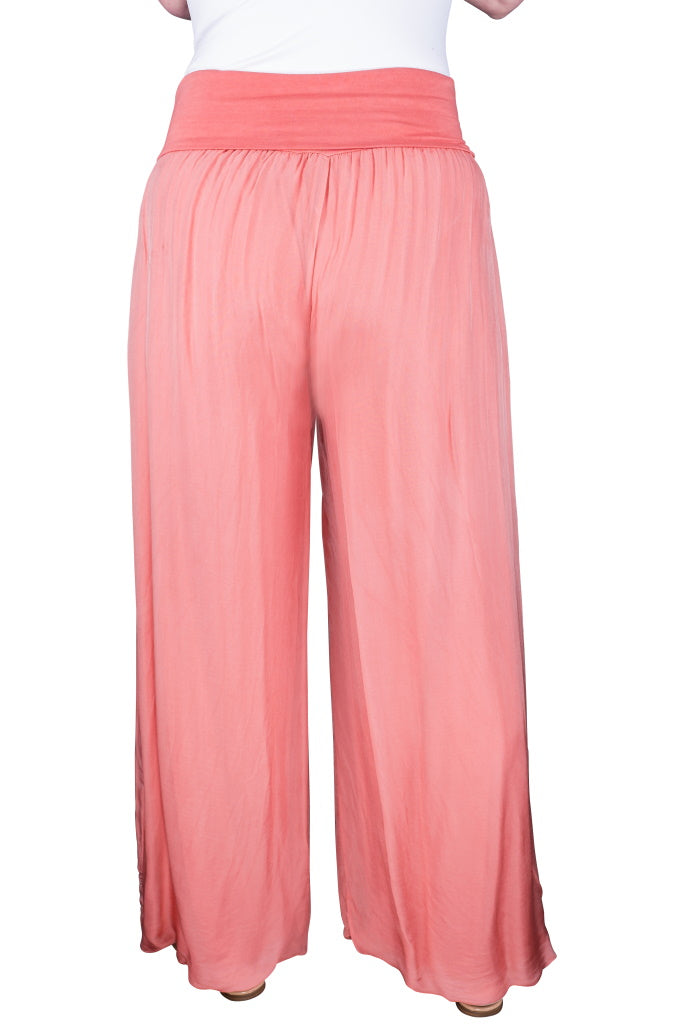 PL203-816 Tigerlily Mercedes Silk Pant with Foldover Waist