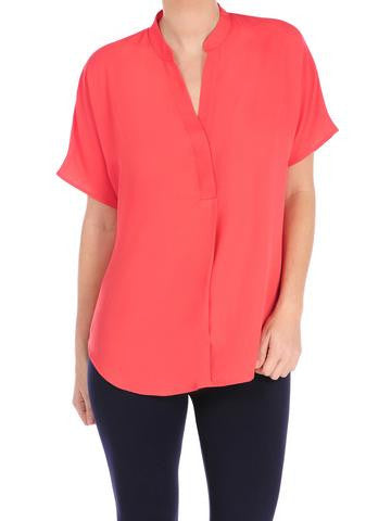 SHIW02-810 Coral Flannery Solid Top