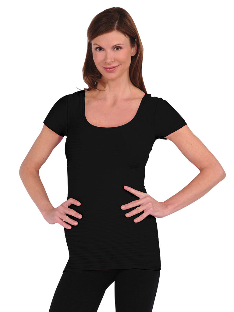 45AWSS-191 Black Sorbtek SS Cut Out Back Top